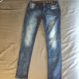 Rock Revival moon skinny jeans